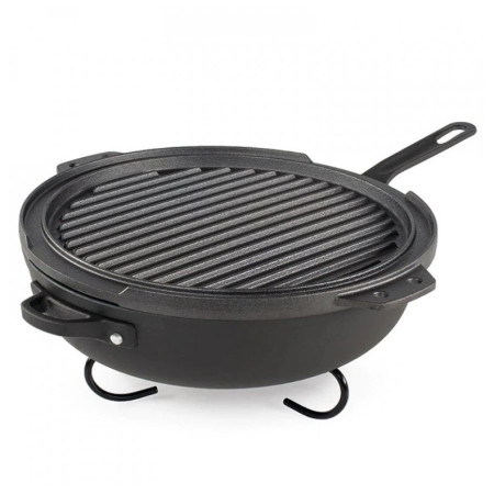 Żeliwny ruszt GSI Outdoors Guidecast Griddle 300 mm
