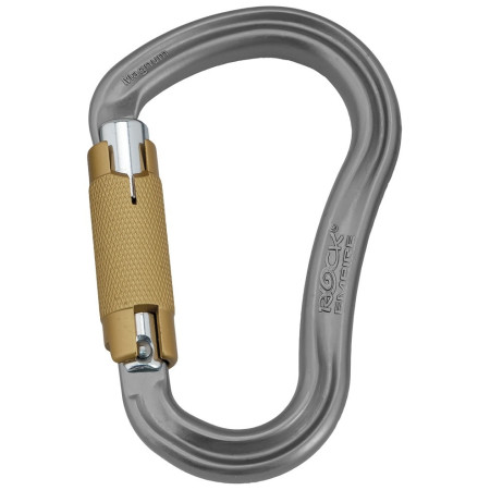 Karabinek Rock Empire Carabiner HMS Magnum 2T szary Grey