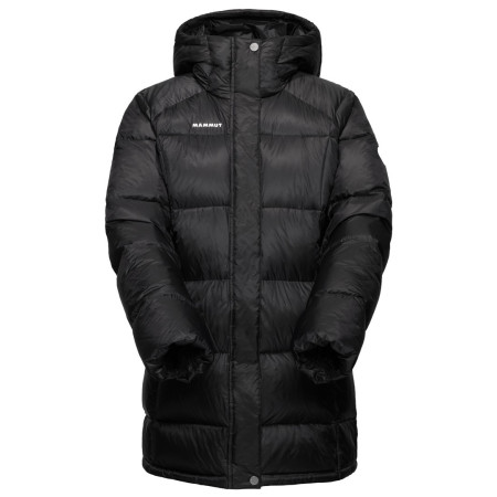 Płaszcz damski Mammut Glacier Glow IN Hooded Parka Women czarny black 0001