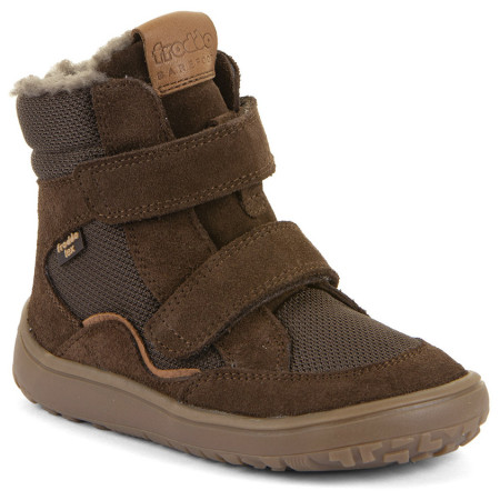 Dziecięce buty zimowe Frodo Barefoot Tex Winter Dark Brown ciemnobrązowy dark brown