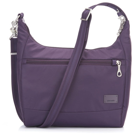 Listonoszka antykradzieżowa Pacsafe Citysafe CS100 Handbag fioletowy Mulberry
