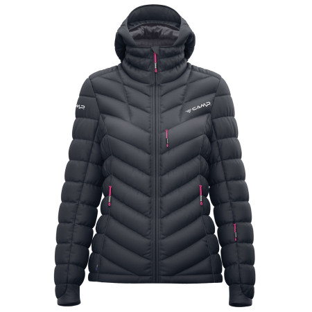 Damska kurtka puchowa Camp Nivix Jacket W czarny Black / Asphalt grey