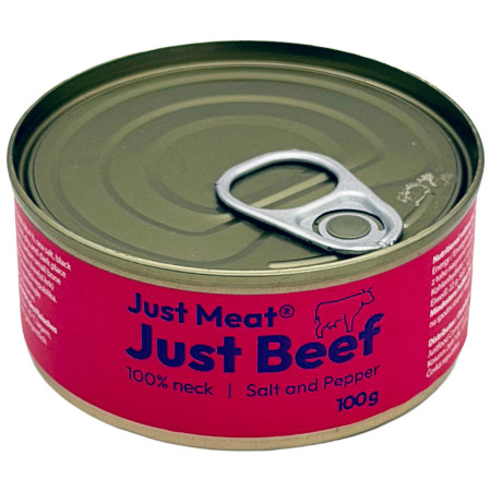Konserwa Just Meat Hovězí krk 100 g czerwony