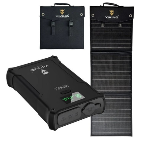 Zestaw Viking Technology powerbank Viking VIDAR I oraz panel solarny Viking L60 PD
