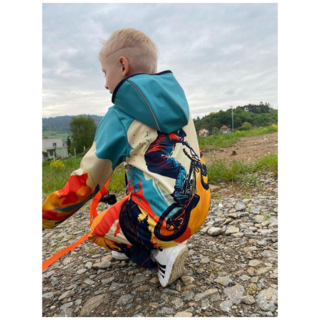 Dziecięca kurtka softshellowa WAMU Mountain Bike