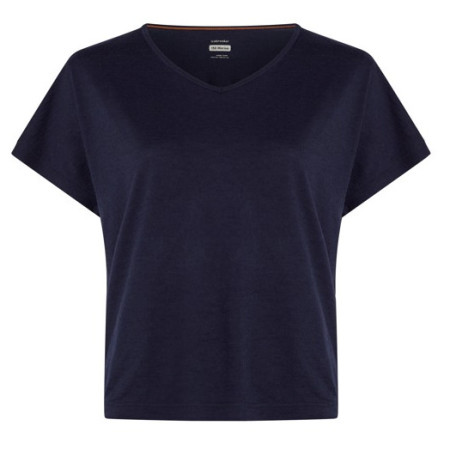 Damska koszulka Icebreaker Women Mer 150 Lodge SS Tee ciemnoniebieski Midnight Navy