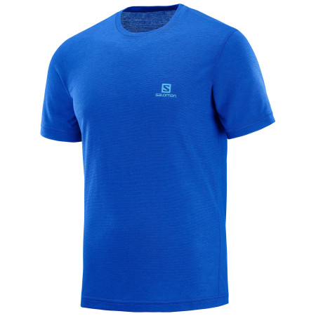 Koszulka męska Salomon Explore SS Tee M niebieski NauticalBlue