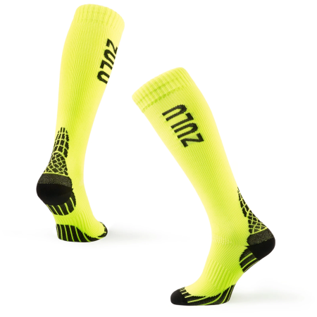 Podkolanówki kompresyjne Zulu Run Compression żółty/czarny yellow/black
