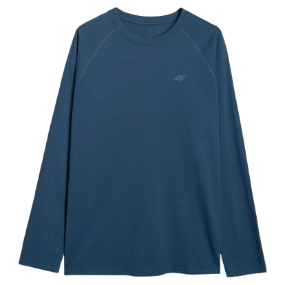 Koszulka męska 4F Longsleeve M474 niebieski DENIM