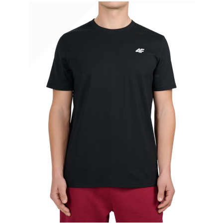 Koszulka męska 4F Tshirt M3341 czarny Deep Black