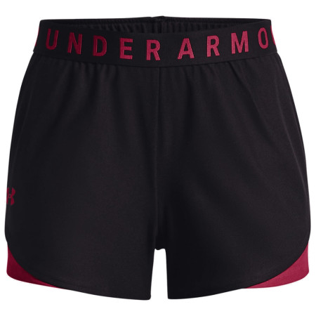 Szorty damskie Under Armour Play Up Shorts 3.0 czarny/czerwony BLK