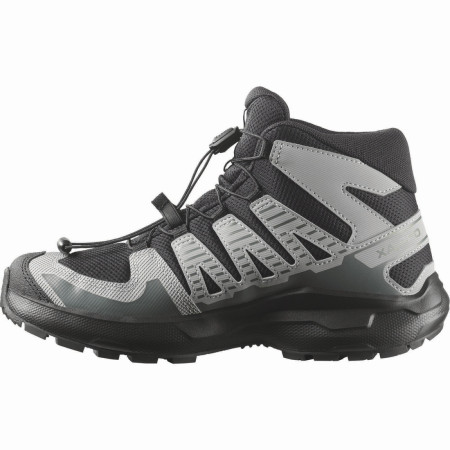 Buty dziecięce Salomon Xa Pro Mid Wp J Black-Sedona Sage-Wrought Iron
