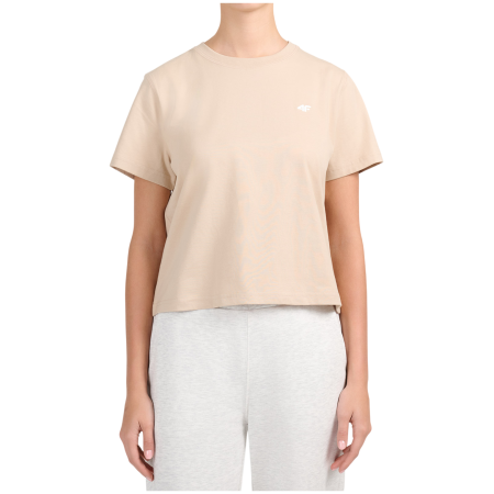Koszulka damska 4F Tshirt F3501 beżowy Beige