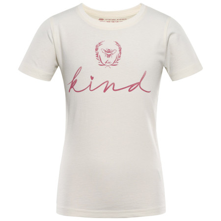 T-shirt dziecięcy Alpine Pro Ecomo 2 biały creme