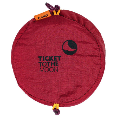 Kieszonkowe frisbee Ticket to the moon Pocket Moon Disc czerwony Burgundy