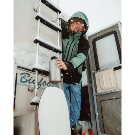 Butelka ze stali nierdzewnej Klean Kanteen Wide w/Wide Loop Cap - brushed stainless 1900 ml