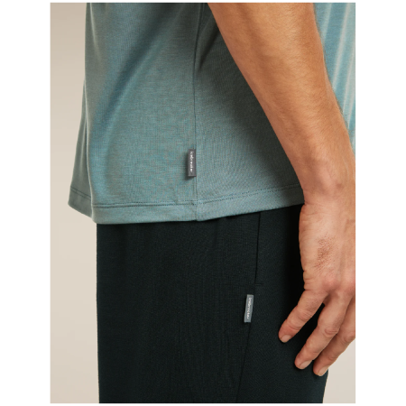 Męska koszulka Icebreaker Merino Blend Core SS Tee Single Line Camp