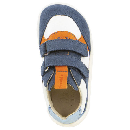 Dziecięce tenisówki Frodo Barefoot zeru spring White/Denim