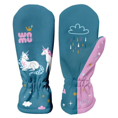 Zimowe łapawice dla dzieci WAMU Jednorožci