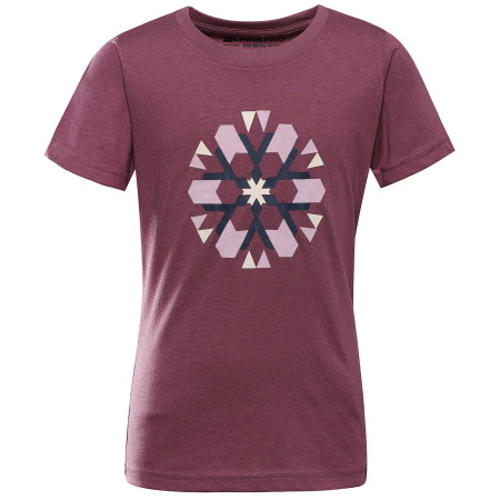 T-shirt dziecięcy Alpine Pro Rejo 3 Purple fioletowy FIALOVÁ