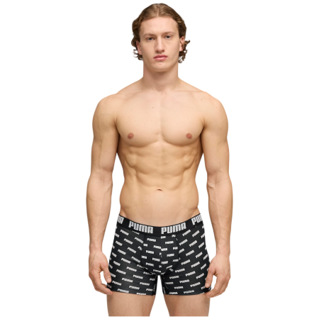 Męskie bokserki Puma Everyday Logo Print Boxers 2P