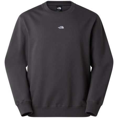 Bluza The North Face U Essential Light Relaxed Crew czarny ANTHRACITE GREY