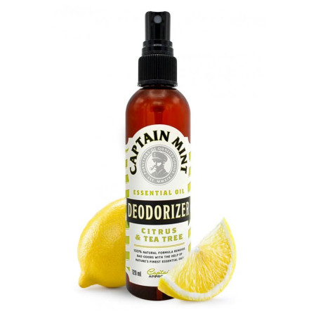 Dezodorant do butów Captain Mint Pochłaniacz zapachów 120ml żółty Lemon