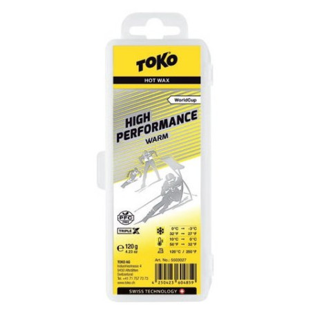 Wosk TOKO World Cup High Performance Warm 120g TripleX