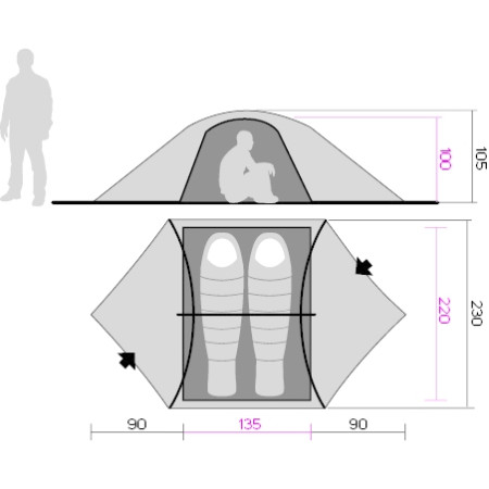 Namiot turystyczny Hannah Eagle 2 (2023)