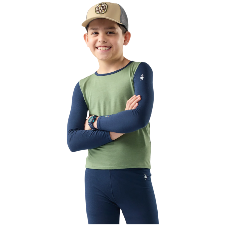 Dziecięca koszulka Smartwool Kids' Classic Merino Blend Base Layer Cr