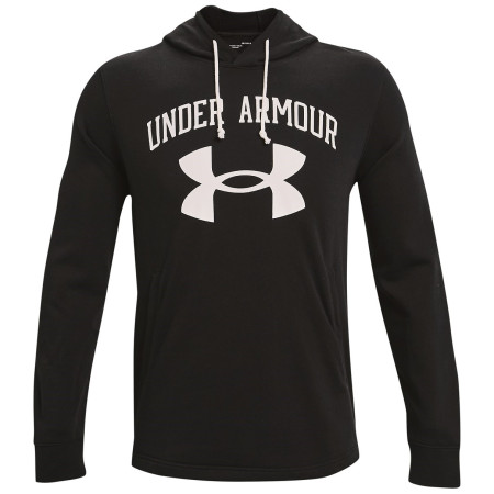 Męska bluza Under Armour Rival Terry Big Logo HD czarny Black//OnyxWhite