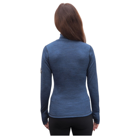 Damska koszulka Sensor Merino Bold Roll Neck dl.rukáv