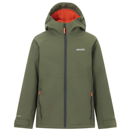 Dziecięca kurtka zimowa Regatta Hillain Warm Lined Dark Khaki khaki DrkKhaTea