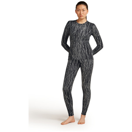 Damska koszulka Icebreaker Women Merino 260 Tech Vertex LS Crewe Delta Lines AOP