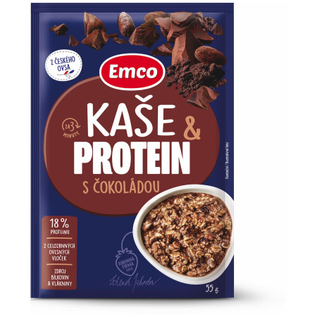Kasza Emco Kasza proteinowa z czekoladą 55g