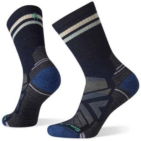 Damskie skarpety Smartwool W Performance Hike Lght Cshn Tb Strp Crw niebieski DeepNavy