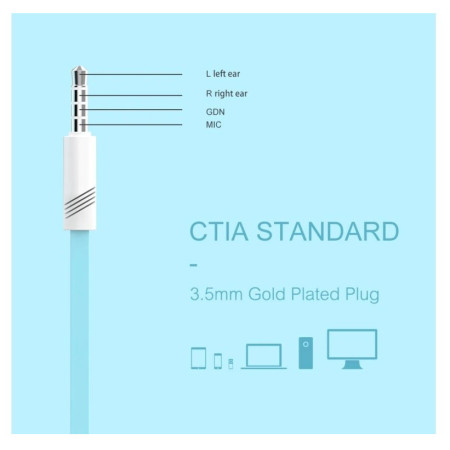 Słuchawki Swissten EARBUDS RAINBOW YS-D2