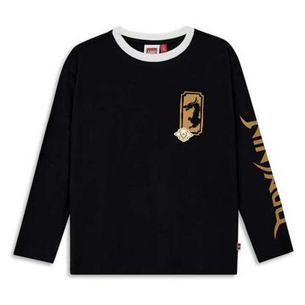 T-shirt dziecięcy Lego Wear Lwtaj 709 Black czarny Black