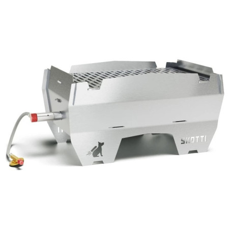 Składany grill SKOTTI Original Grill srebrny ocelová