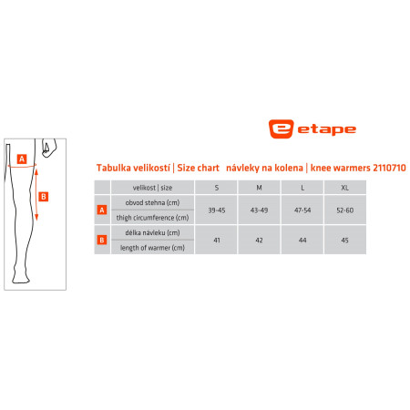 Nogawki do jazdy na rowerze Etape ocieplacze na kolana
