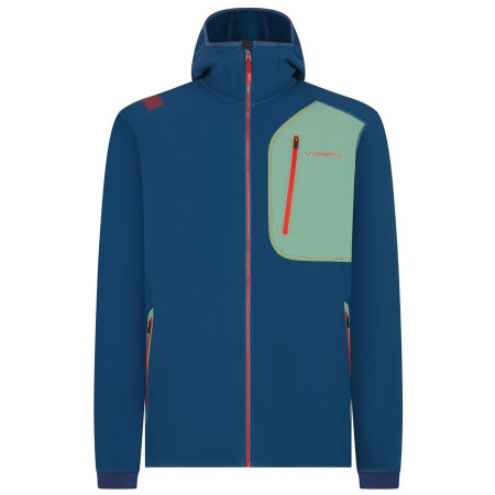 Męska bluza La Sportiva Avok Hoody M niebieski/zielony Opal/Grassgreen