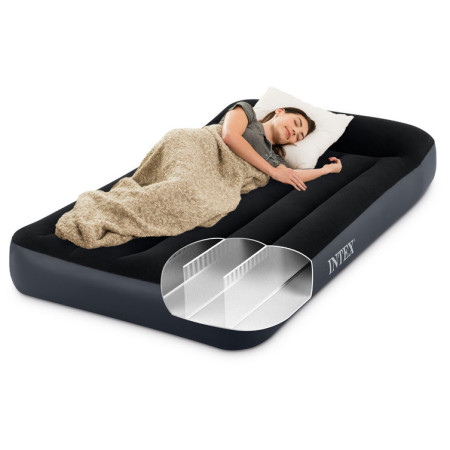 Dmuchany materac Intex Twin Dura-Beam Pillow Rest