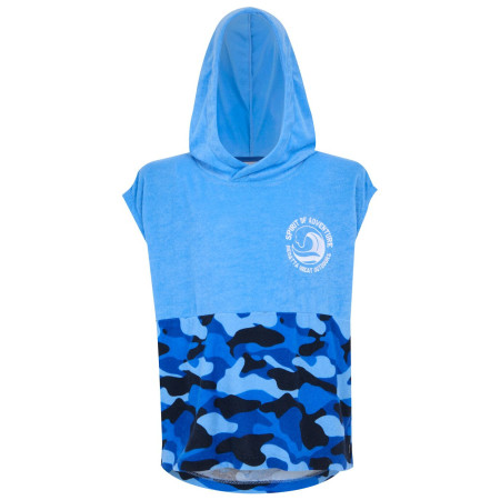 Ponczo dziecięce Regatta Kids Towel RobeII niebieski ElysBl/BlCam