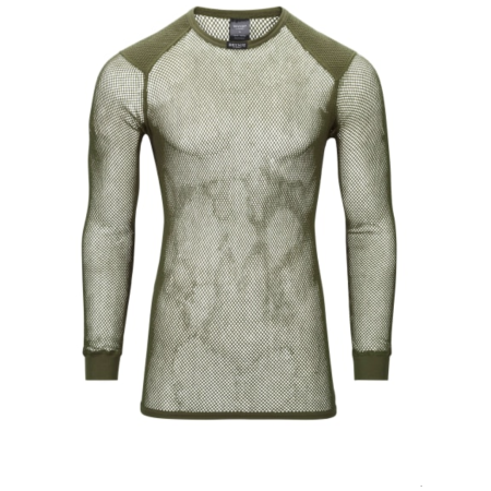 Koszula męska Brynje of Norway Tactical Wool Thermo Shirt w/inlay zielony Olive Green