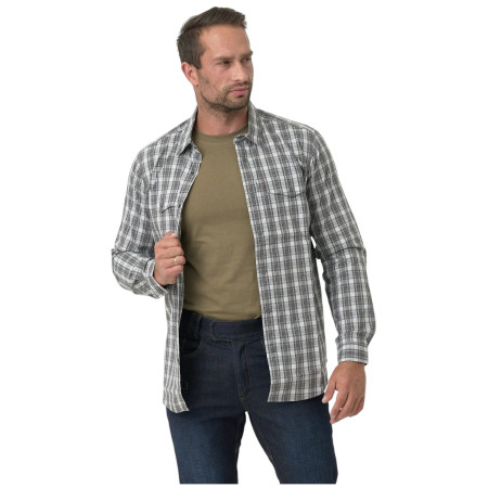 Koszula męska Helikon-Tex Covert Concealed Carry Shirt szary/biały Foggy Grey Plaid