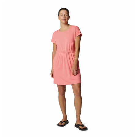 Sukienki damskie Columbia Chill River™ Short sleeve Dress różowy Alpenglow
