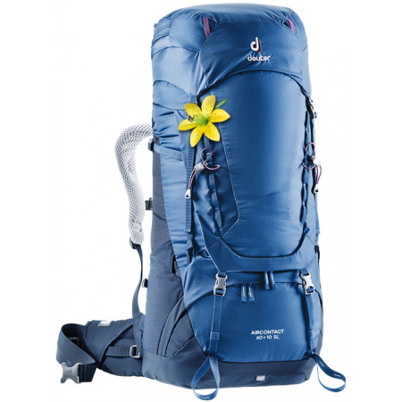 Plecak damski Deuter Aircontact 60 + 10 SL (2020) niebieski SteelMidnight