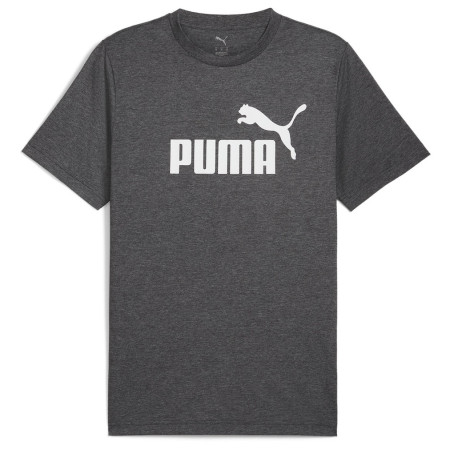 Koszulka męska Puma Ess No. 1 Logo Heather Tee czarny PUMA Black