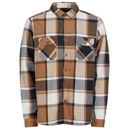 Koszula męska Fundango Roddy Lined Shirt brązowy coffee