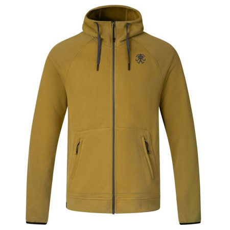 Bluza męska Rafiki Pantera Zip żółty/brązowy dried tobacco